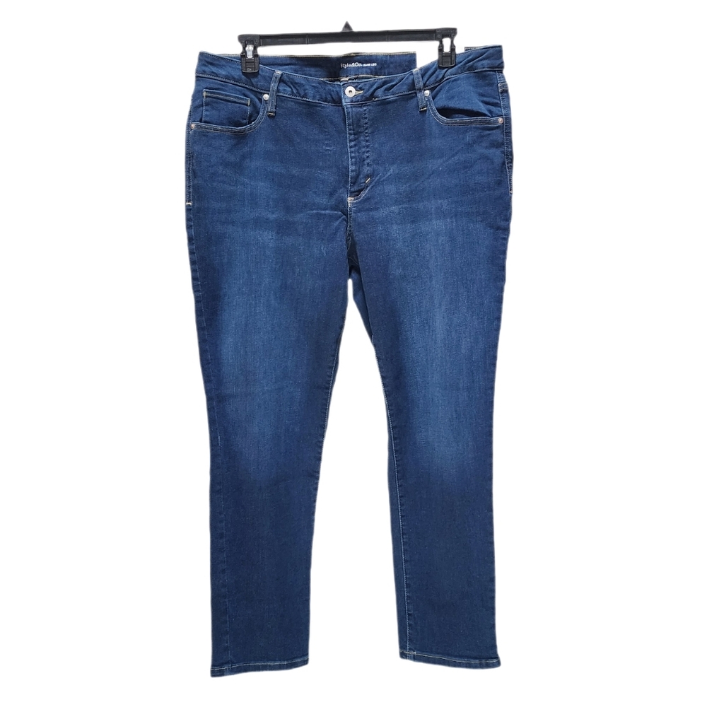Style & Co. Women's Navy Skinny Jeans